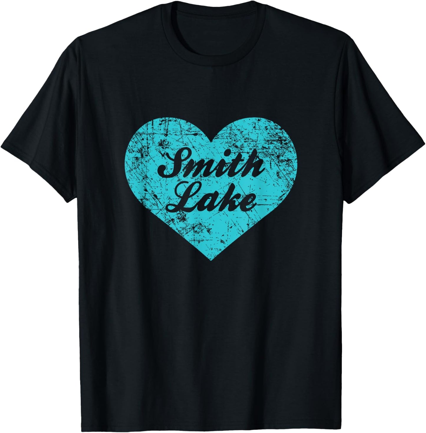 I Love Smith Lake Shirt, Alabama Camping Gift T-Shirt - T-Shirt | Black