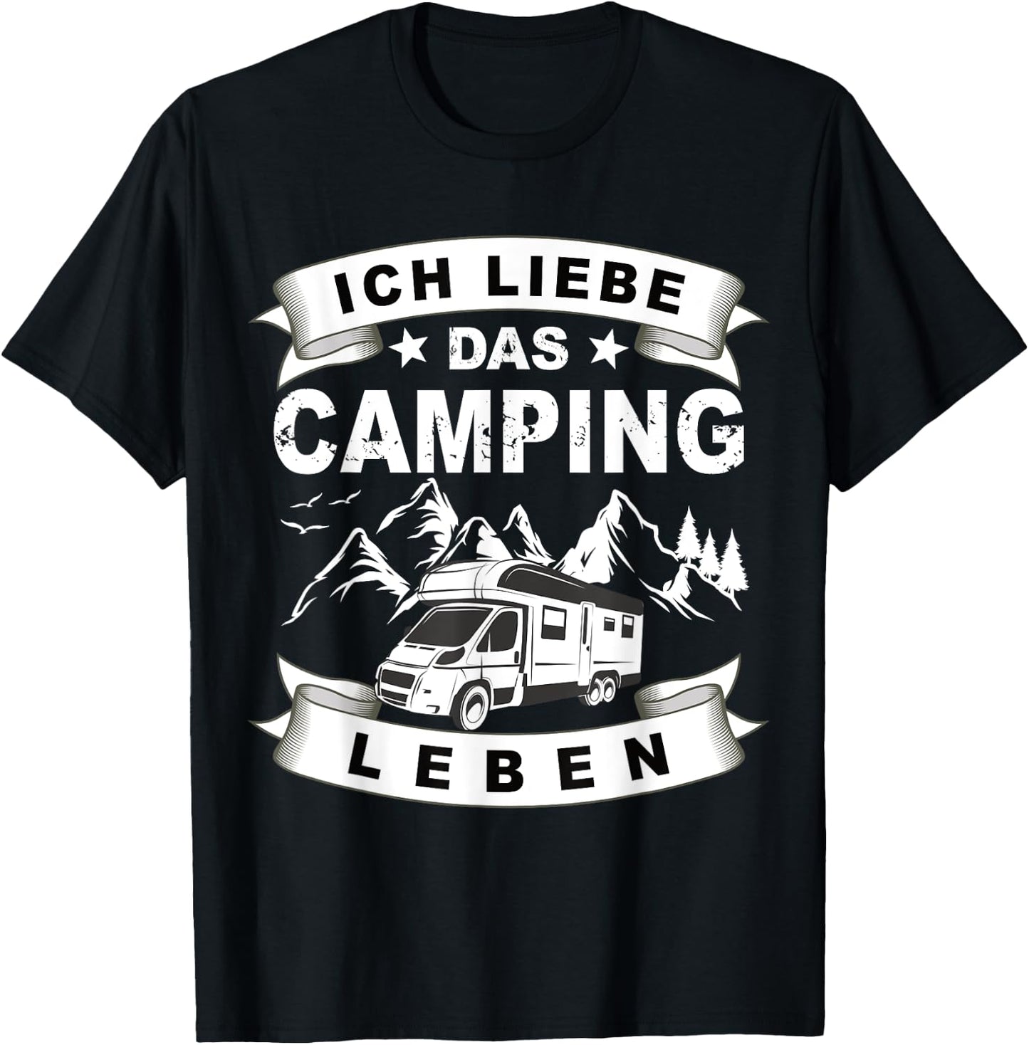 Coole Opas fahren Wohnmobil - Camping & Camper T-Shirt - T-Shirt | Black