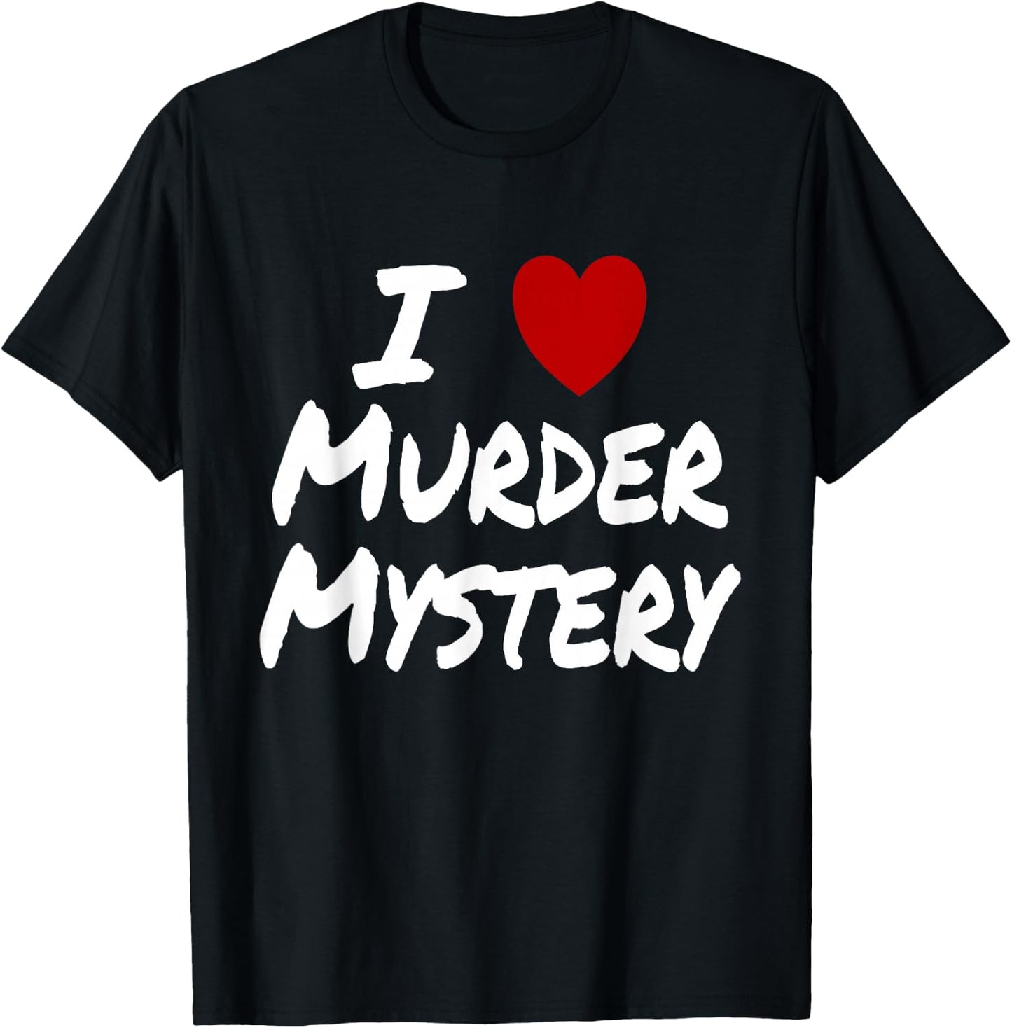 I Heart (Love) Murder Mystery TV Show Book Series Literature T-Shirt - T-Shirt | Black