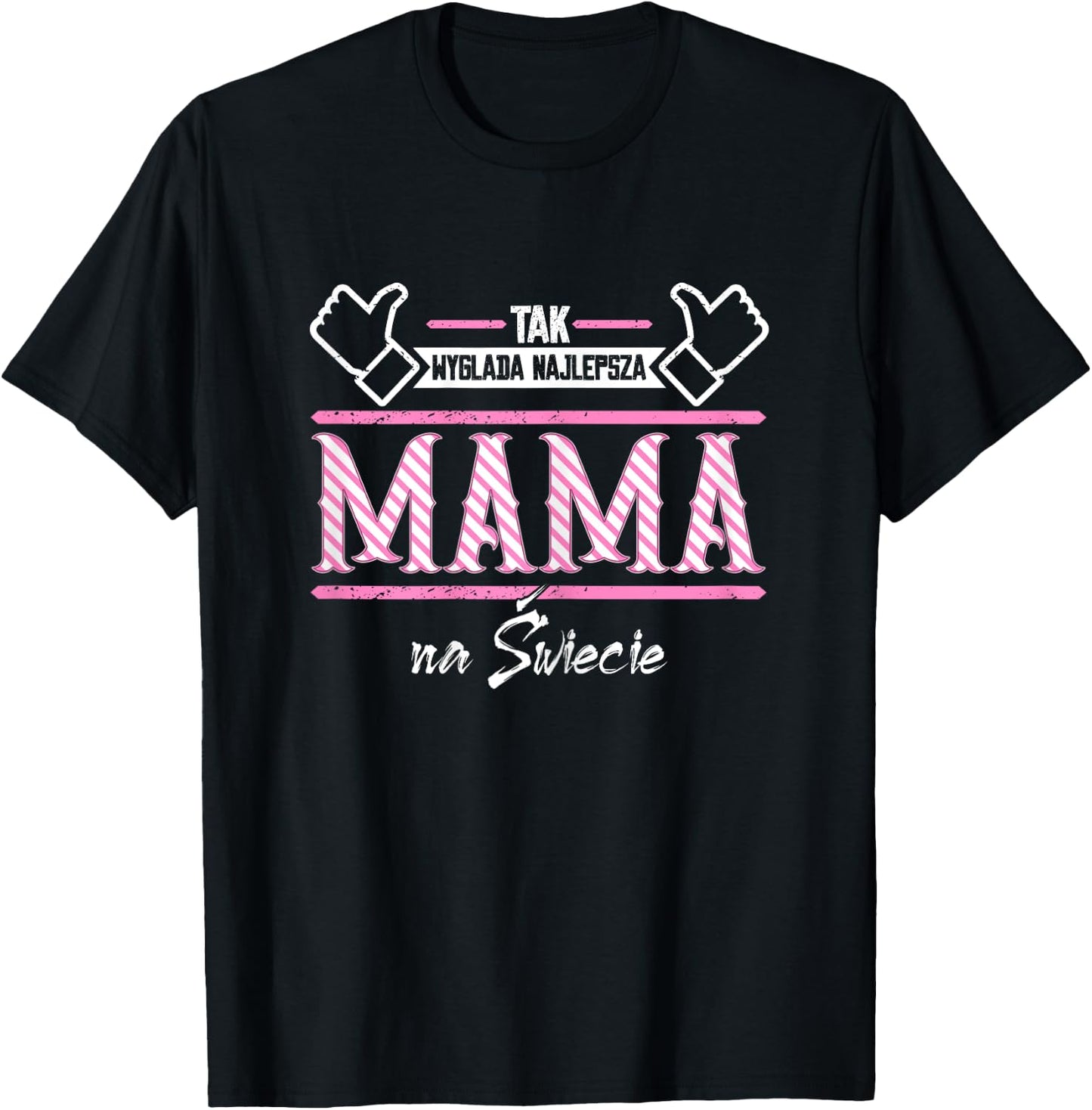 Mutter Tak wyglada najlepsza mama na swiecie T-Shirt - T-Shirt | Black
