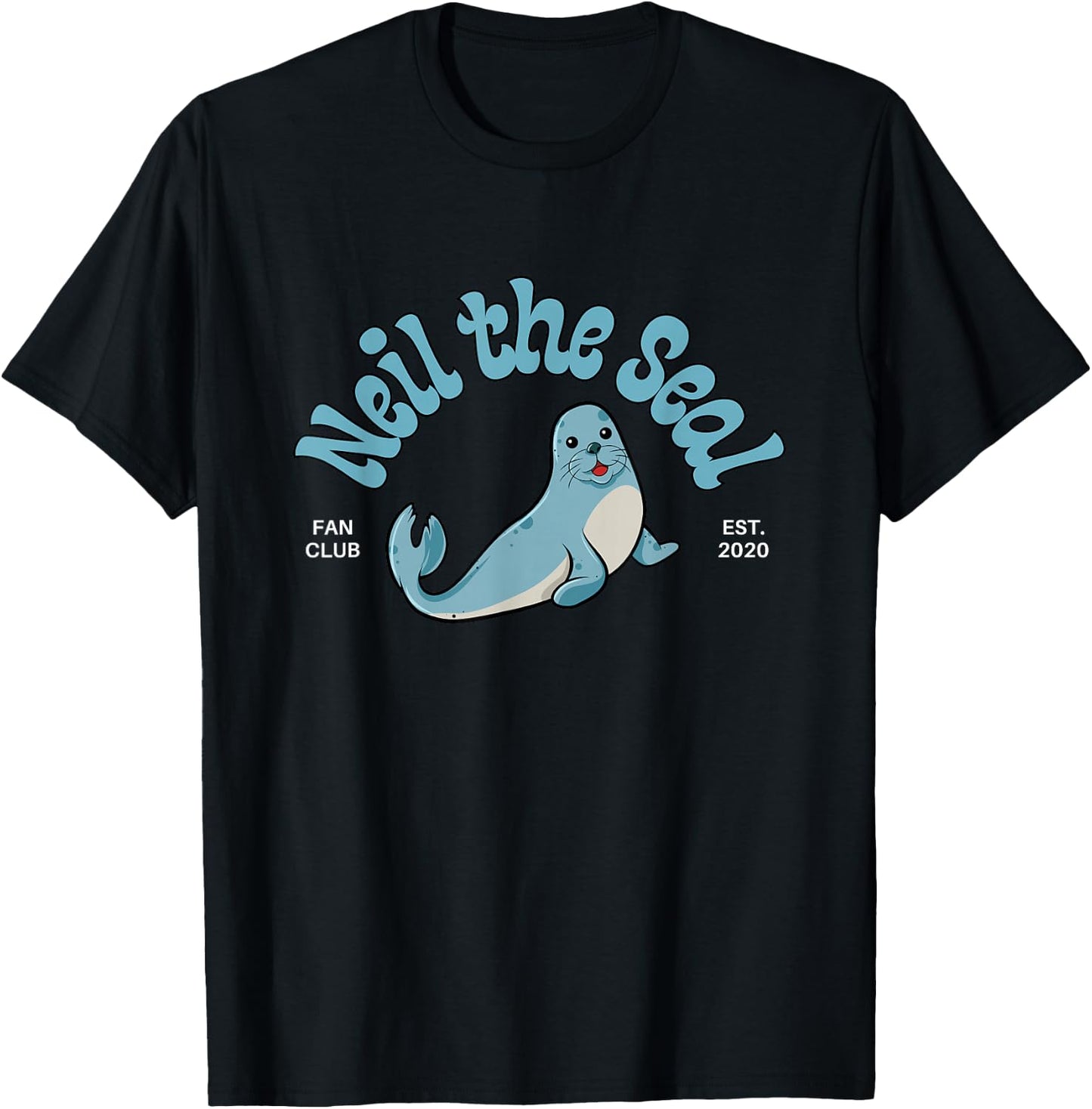 Neil the Seal T-Shirt - T-Shirt | Black