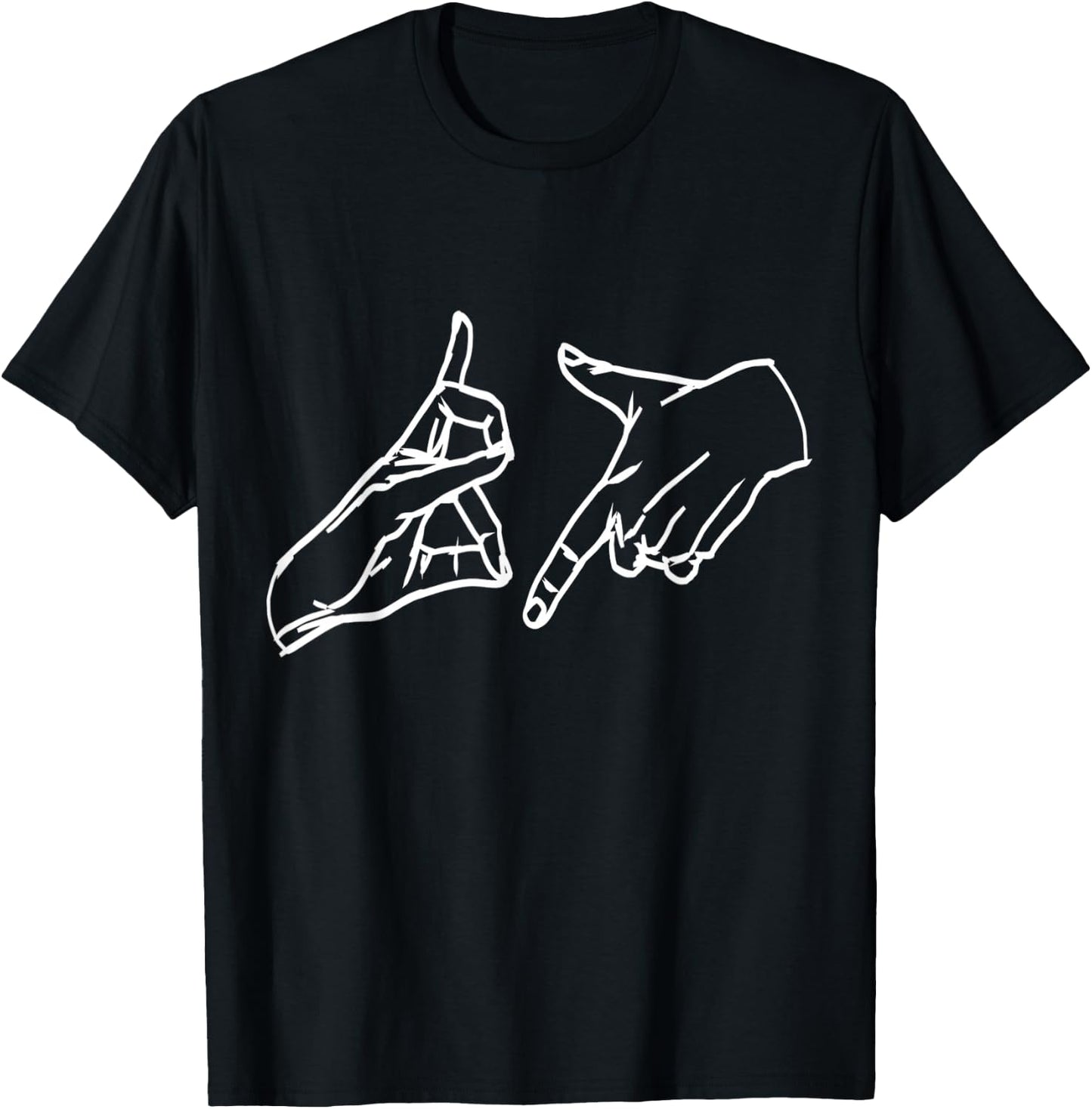 187 Hand Sign , black T-Shirt - T-Shirt | Black
