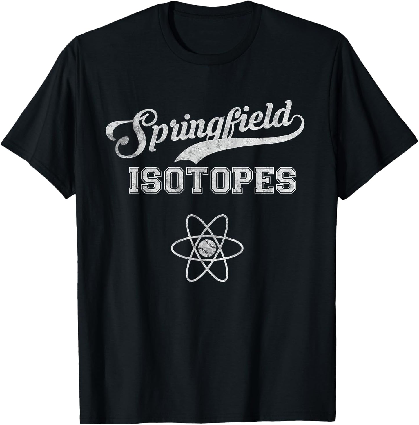 Springfield Isotopes Vintage Distressed T Shirt T-Shirt - T-Shirt | Black