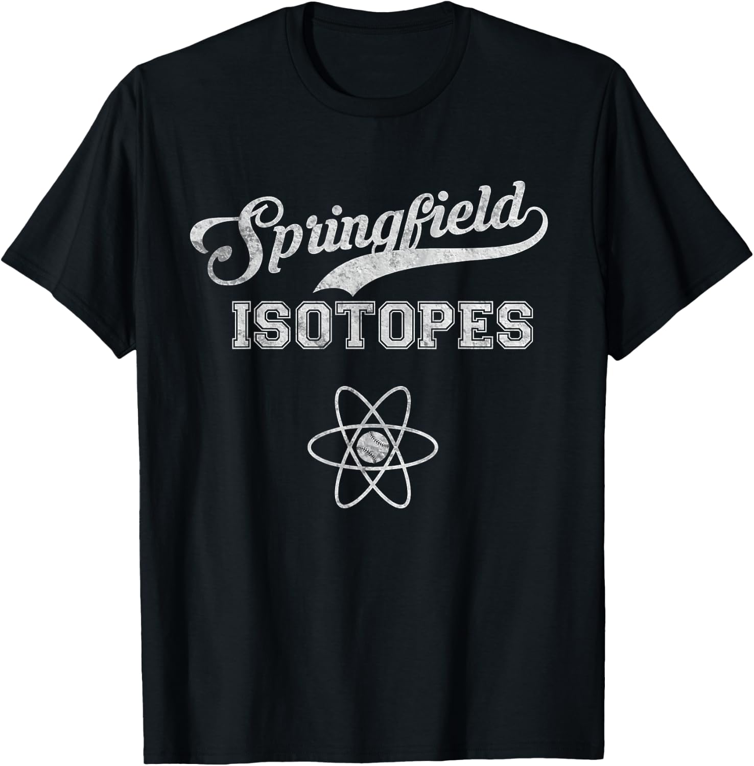 Springfield Isotopes Vintage Distressed T Shirt T-Shirt - T-Shirt | Black