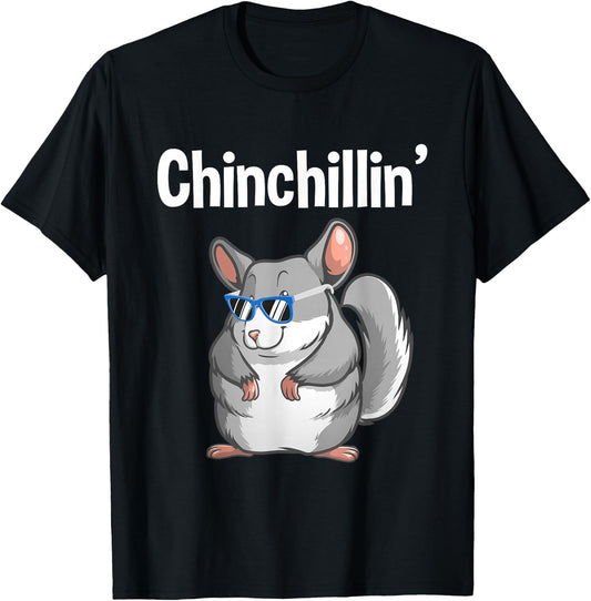 Funny Chinchilla Women Rat Squirrel Koala Zoo Animal T-Shirt - T-Shirt | Black