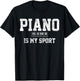 Piano Music Keyboard Musical Instrument T-Shirt - T-Shirt | Black