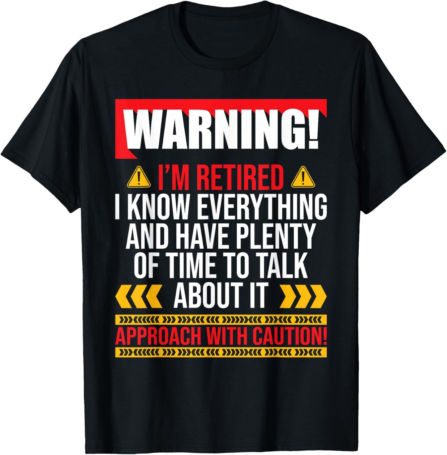 I'm Retired Plenty Of Time To Talk - Retirement Retiree T-Shirt - T-Shirt | Black