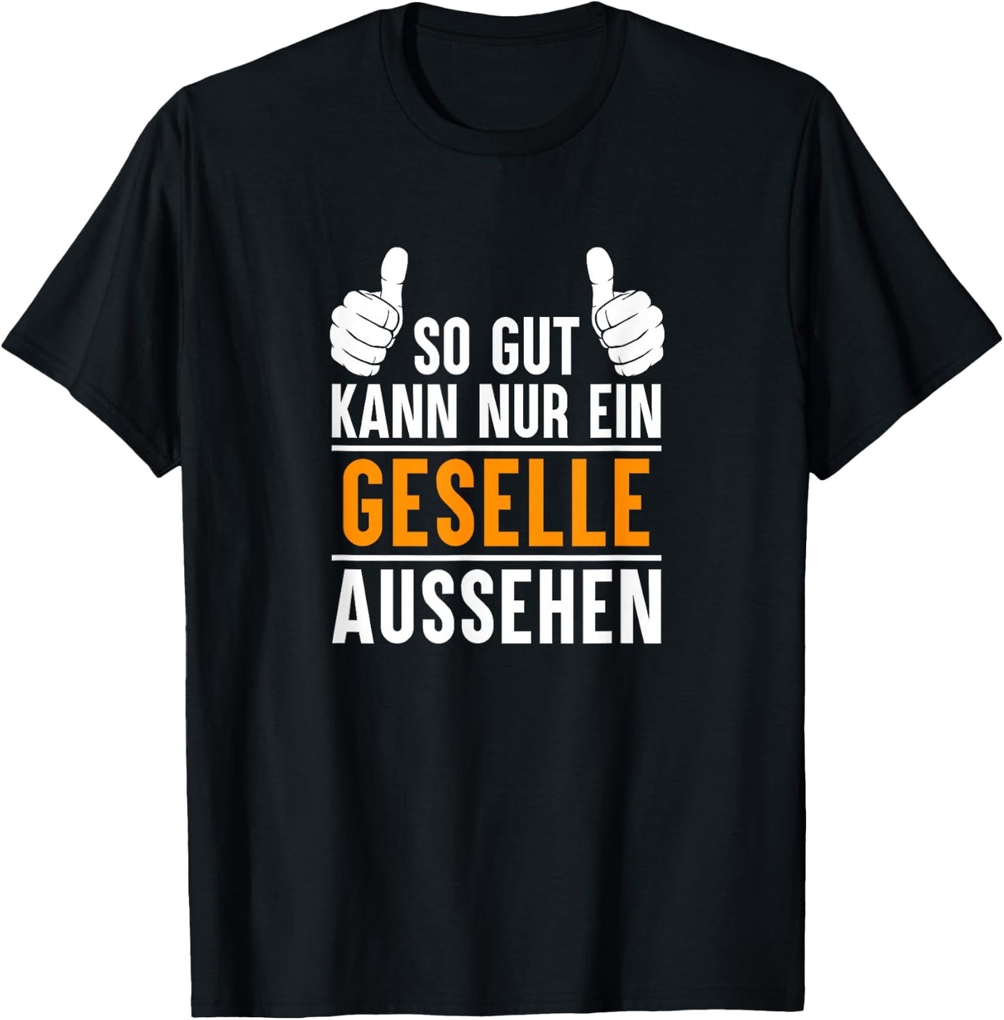 Geselle Geseller Exam Bestanden Saying Car Mechatronics , black T-Shirt - T-Shirt | Black