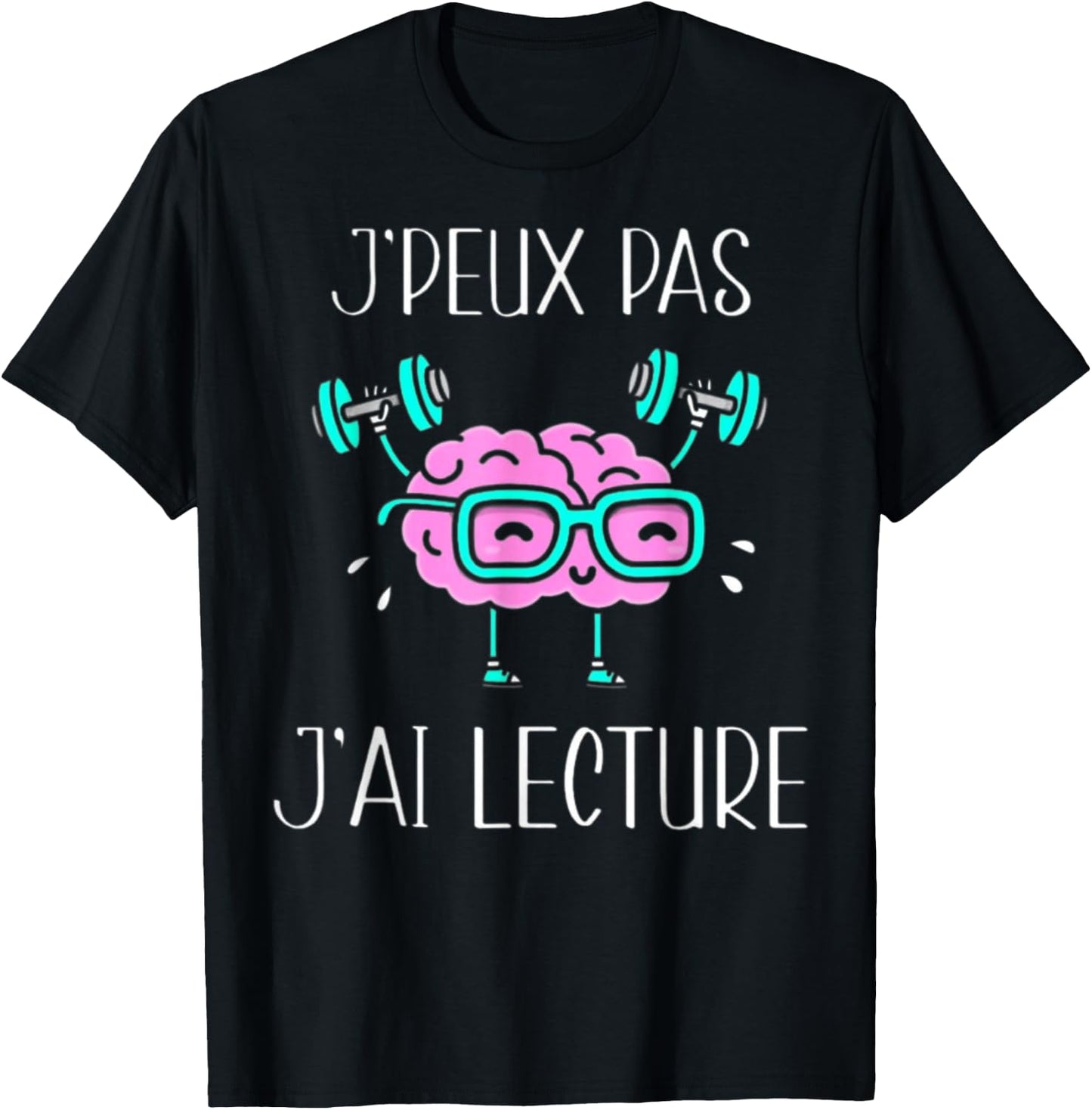 Je Peux Pas J'Ai Lecture Cadeau , Black, S T-Shirt - T-Shirt | Black