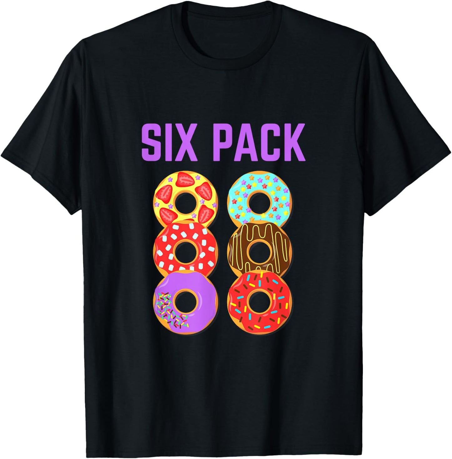 Six Pack T-Shirt - T-Shirt | Black