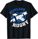 Scotland Rugby Scottish Scotland Flag T-Shirt - T-Shirt | Black