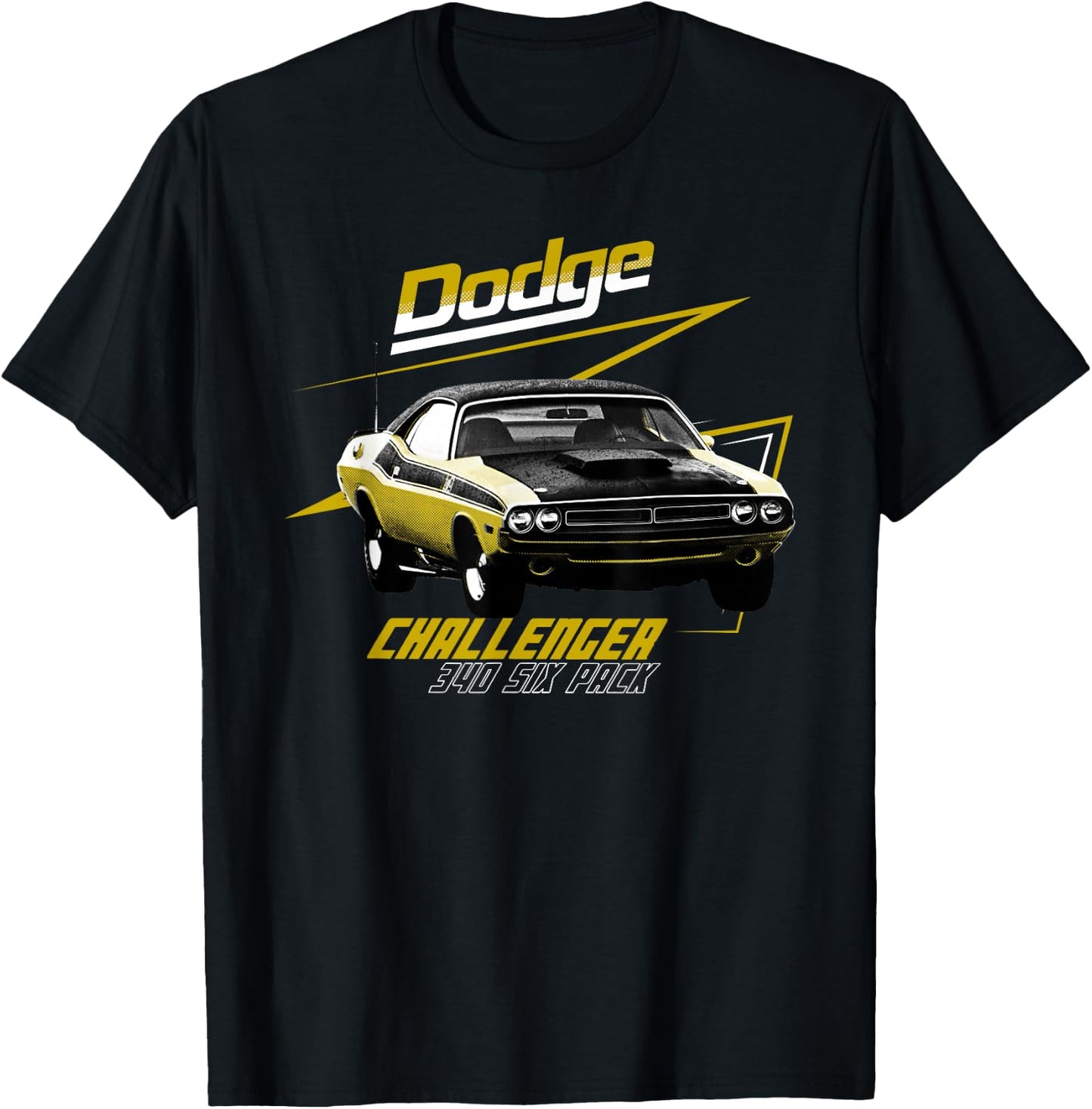 Dodge Challenger 340 Pack of 6, Black, S T-Shirt - T-Shirt | Black