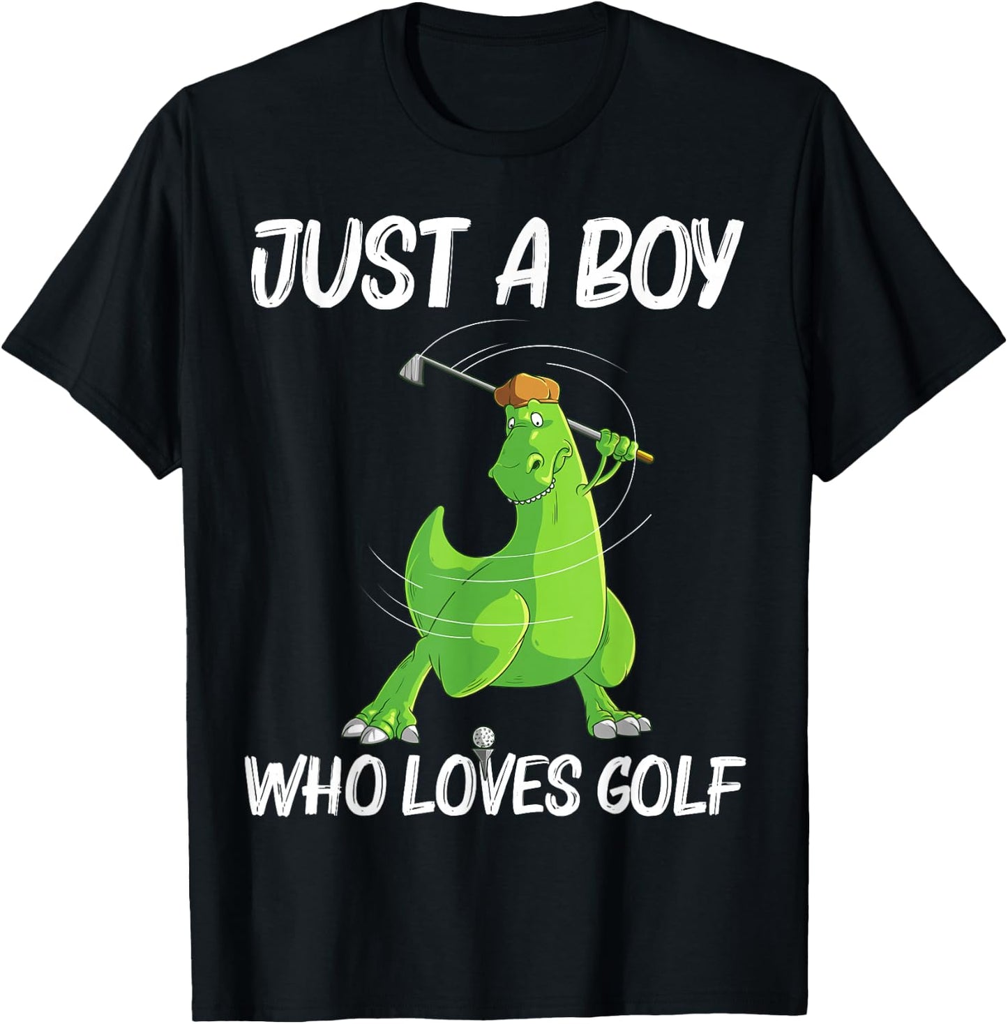 Funny Golf Gift Boys Kids Golf Field Game Golfer Sports T-Shirt - T-Shirt | Black