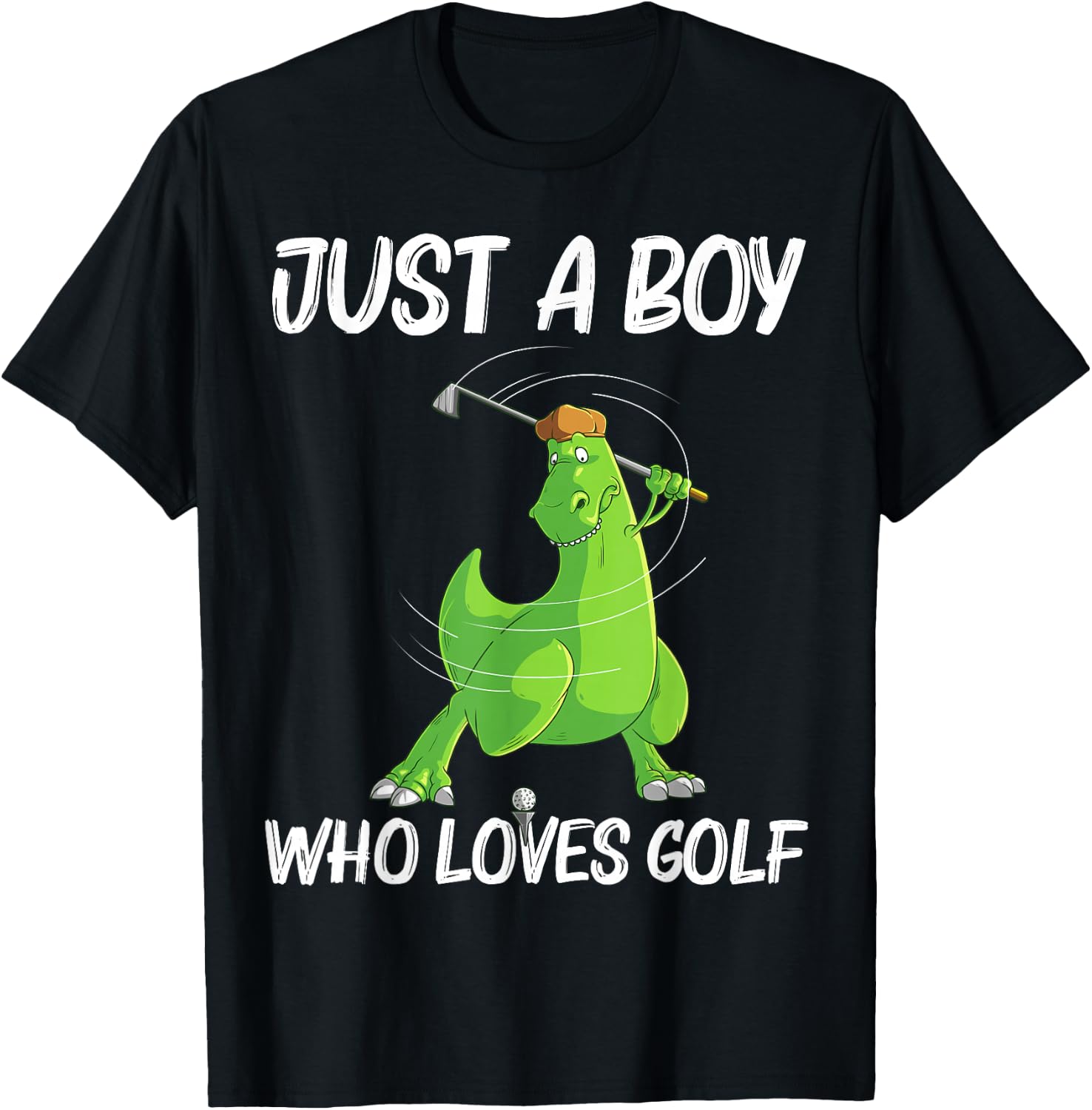 Funny Golf Gift Boys Kids Golf Field Game Golfer Sports T-Shirt - T-Shirt | Black