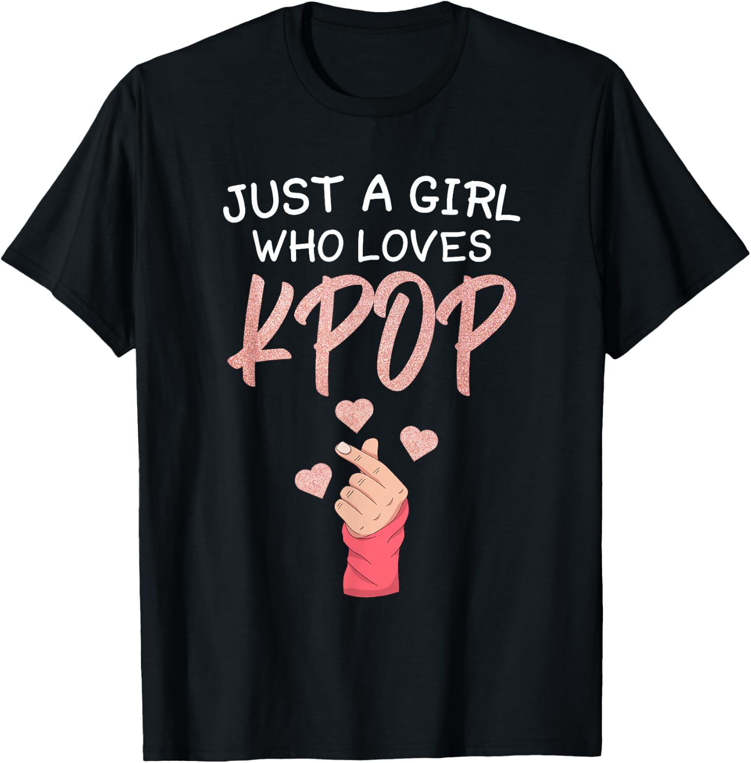 K Pop Girl That Kpop Loves T-Shirt - T-Shirt | Black
