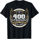 400 Pound Bench Press Club for Powerlifter Weightlifter Gym T-Shirt - T-Shirt | Black