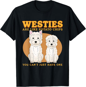 Westies Are Like Westie Dog Owner West Highland Terrier T-Shirt - T-Shirt | Black