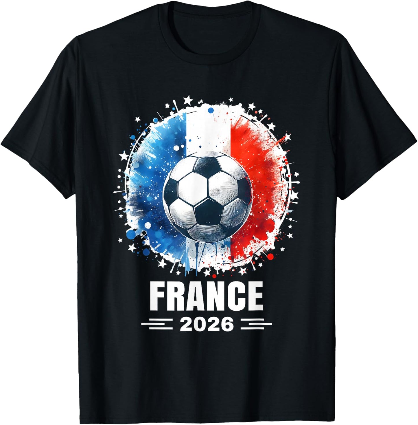Vêtements de France Jerseys de France 2026 , Black, S T-Shirt - T-Shirt | Black