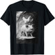 Funny Surfing Pig and Chicken Selfie On Farm Animal T-Shirt - T-Shirt | Black