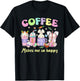 Coffee makes me so hoppy Easter day coffee lover T-Shirt - T-Shirt | Black