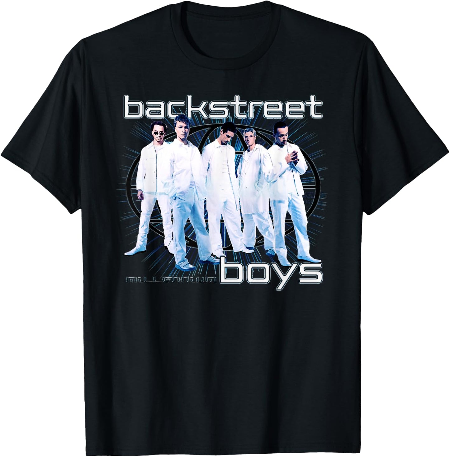 Backstreet Boys Millenium Globe T-Shirt - T-Shirt | Black