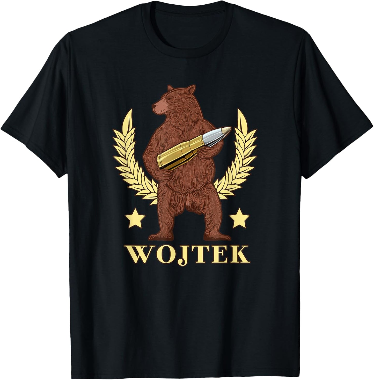 Wojtek Bear T-Shirt - T-Shirt | Black