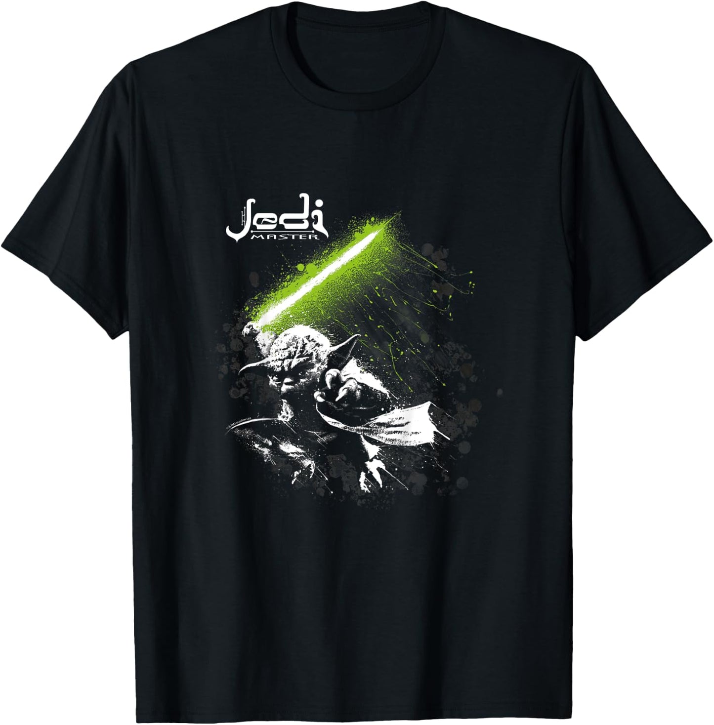 Kids Starwars Yoda Jedi Master , Black, 2 T-Shirt - T-Shirt | Black