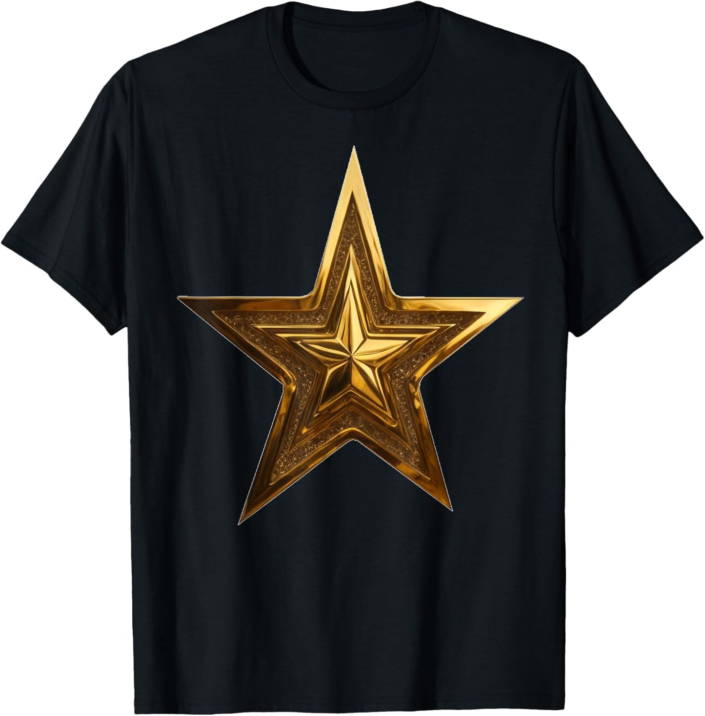Rock Star K Gold Special Edition T-Shirt - T-Shirt | Black