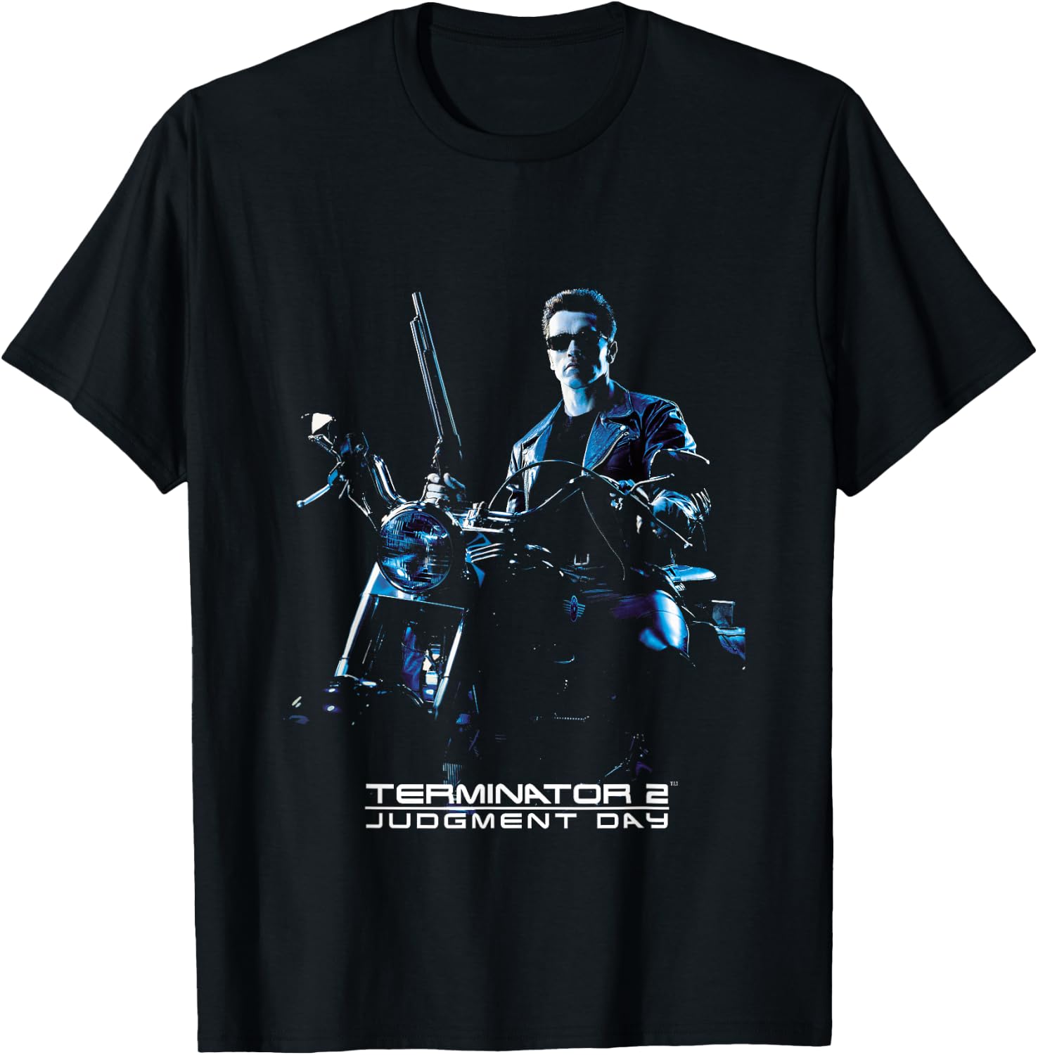 Terminator 2 Judgement Day Theatre Poster , black T-Shirt - T-Shirt | Black