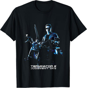 Terminator 2 Judgement Day Theatre Poster , black T-Shirt - T-Shirt | Black
