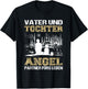 Vater und Tochter Angel Partner fürs Leben Angeln T-Shirt - T-Shirt | Black