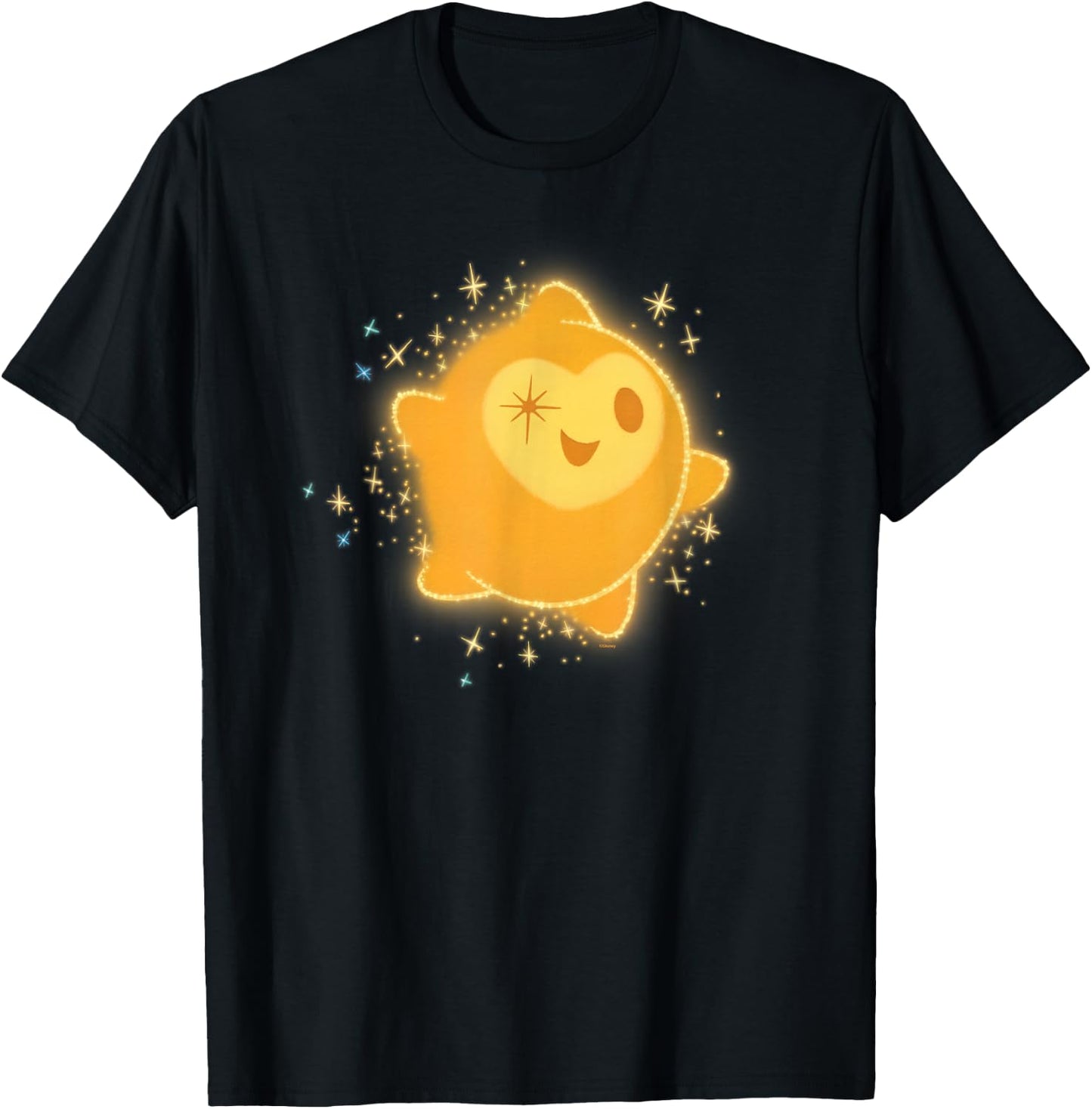 Disney Wish Star Eye Wink T-Shirt - T-Shirt | Black