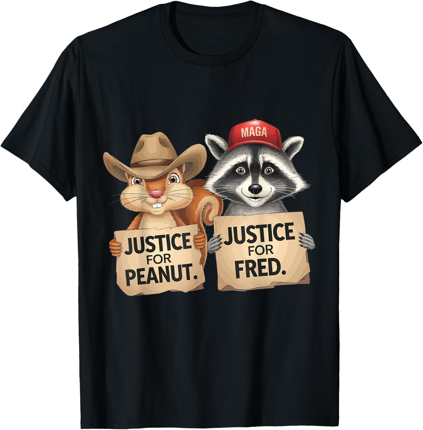 Adult Animal-Themed Black Small T-Shirt - T-Shirt | Black
