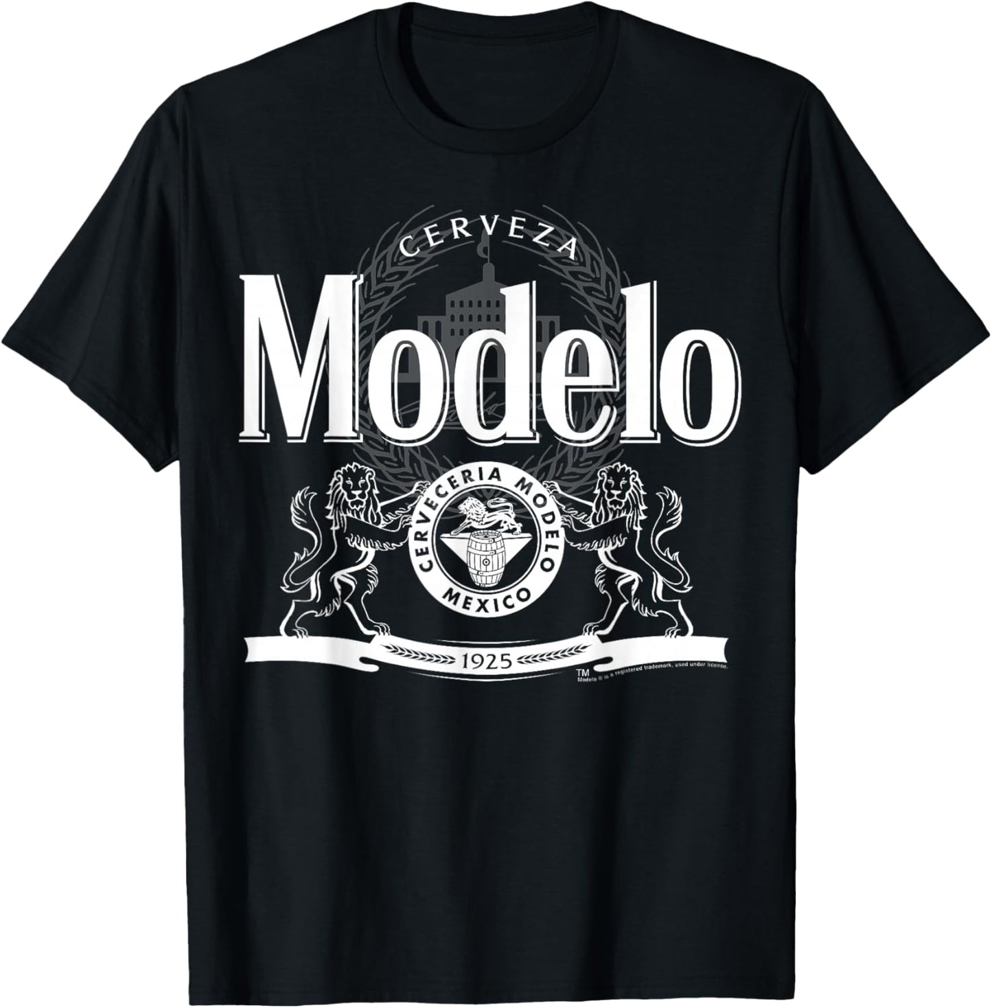 Classic Modelo Logo Graphic Small T-Shirt - T-Shirt | Black