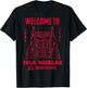 Jurassic Park 30th Anniversary Welcome to Isla Nublar Retro T-Shirt - T-Shirt | Black