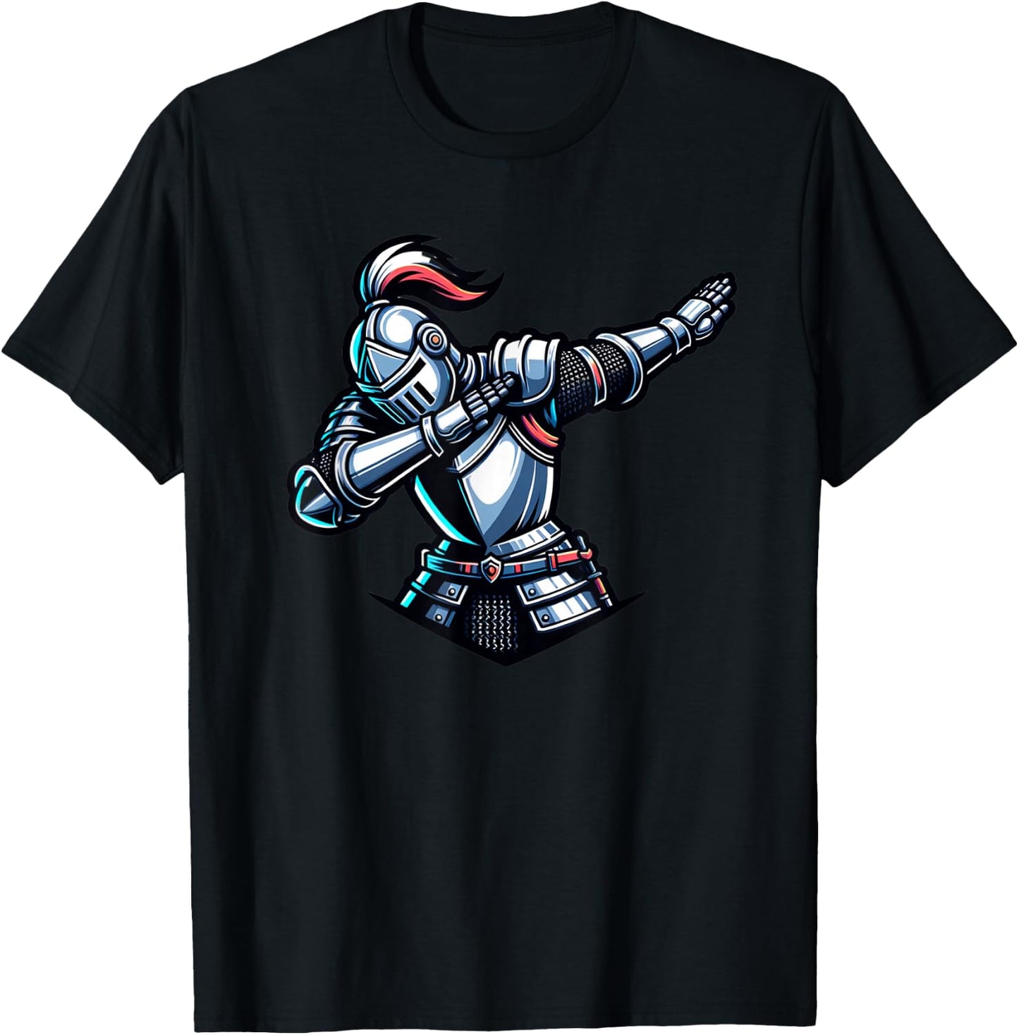 Ren Faire Dabbing Medieval Knight Funny Renaissance Faire T-Shirt - T-Shirt | Black