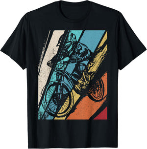 MTB Clothing Children's Adult MTB Gift Mountain Bike , black T-Shirt - T-Shirt | Black