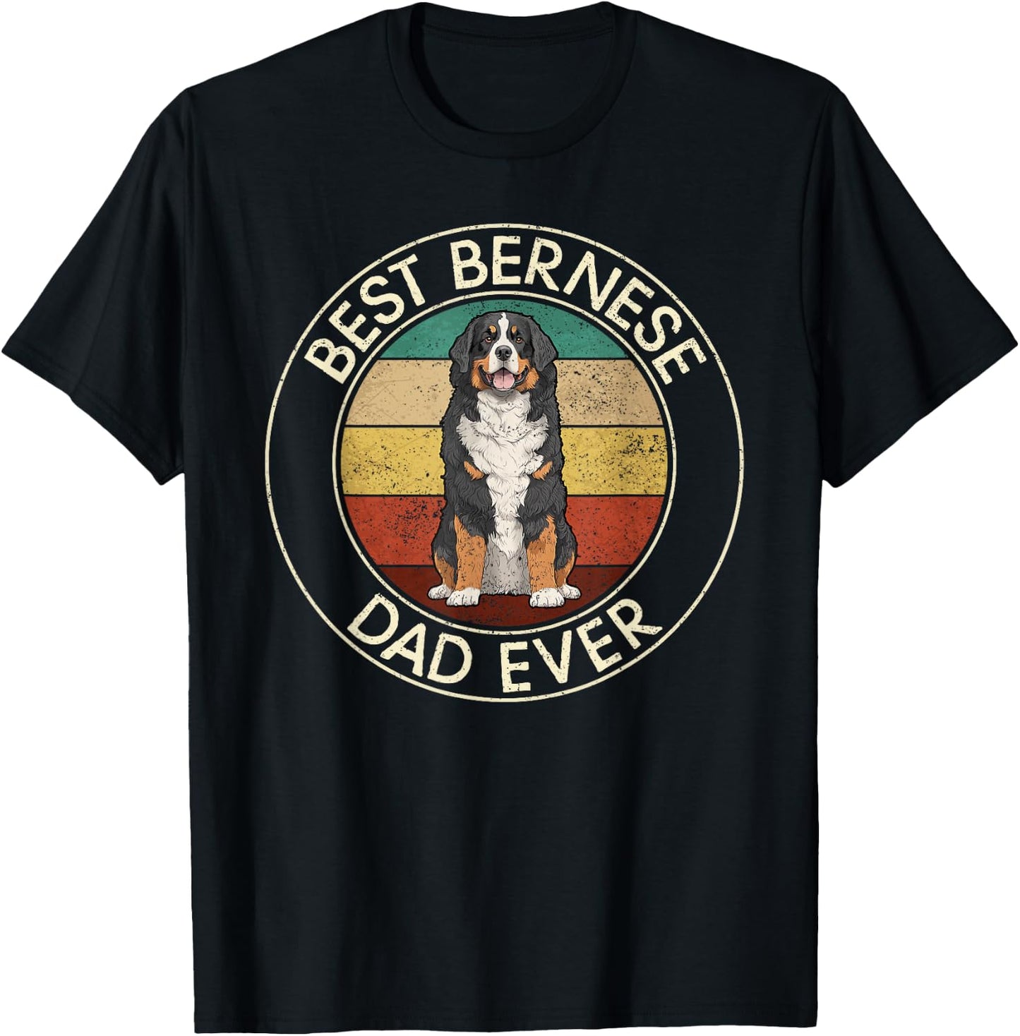 Meilleur papa bouvier bernois T-Shirt - T-Shirt | Black