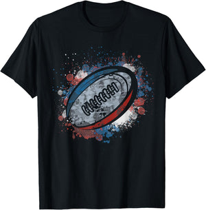 Rugby Jersey Player Splash Child Splash Ball , Black, S T-Shirt - T-Shirt | Black