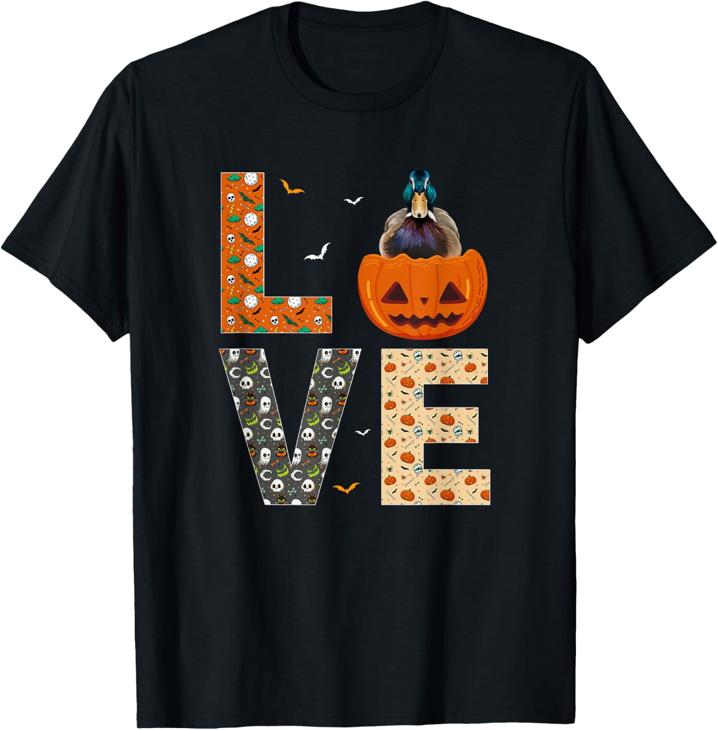Mallard Bird Lovers Boys Girls Kids Funny Halloween Costume T-Shirt - T-Shirt | Black