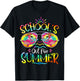 School's Out For Summer Last Day Of School Hello Flamingo T-Shirt - T-Shirt | Black