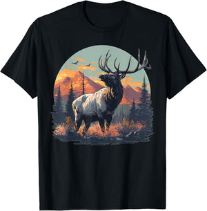 Elks Elk T-Shirt - T-Shirt | Black