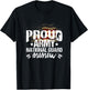 Proud Army National Guard Mamaw Veteran On 4th July T-Shirt - T-Shirt | Black