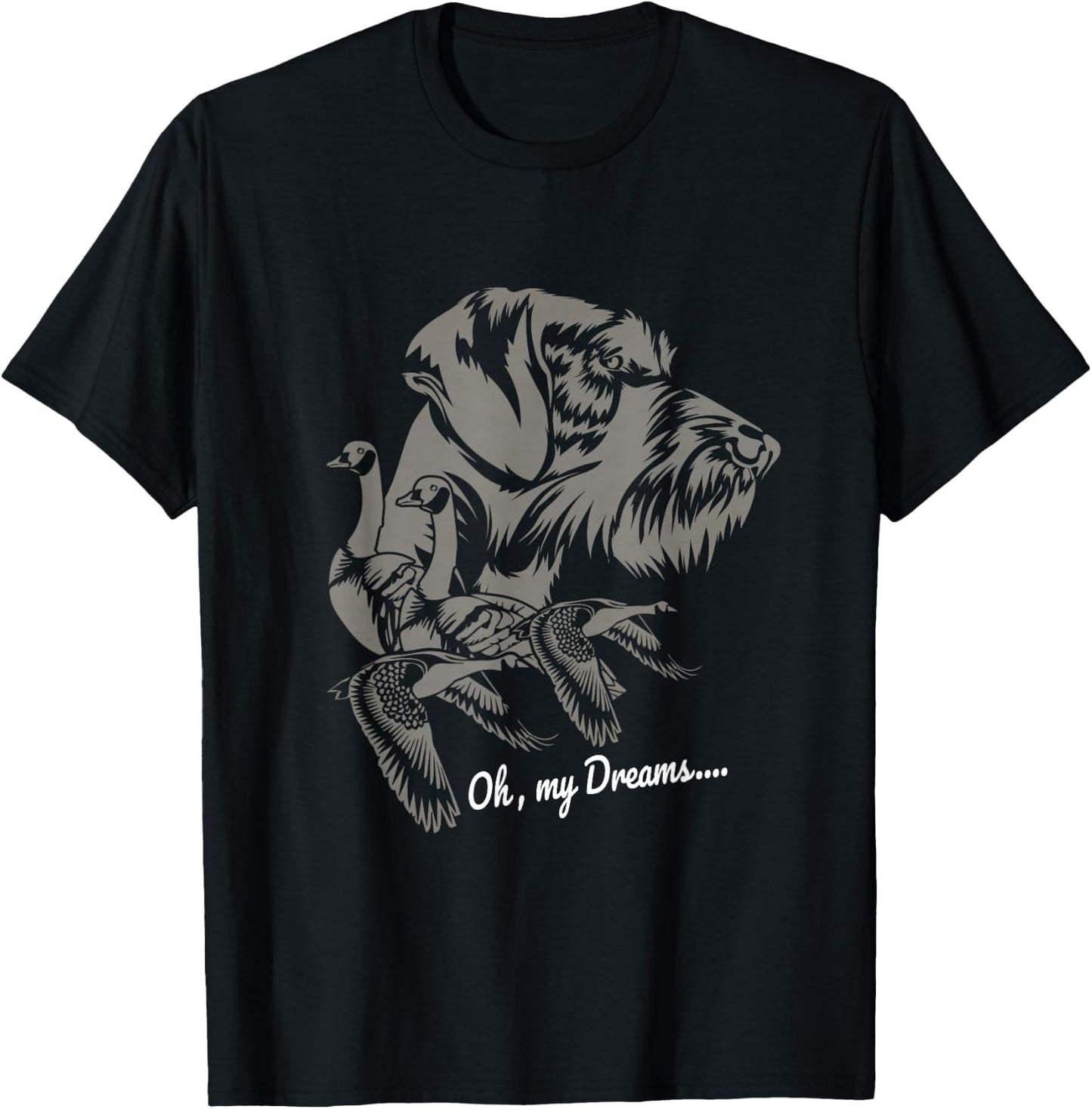 Drahthaar Dog Hunter Bird Hunting Dog Owner Gift T-Shirt - T-Shirt | Black