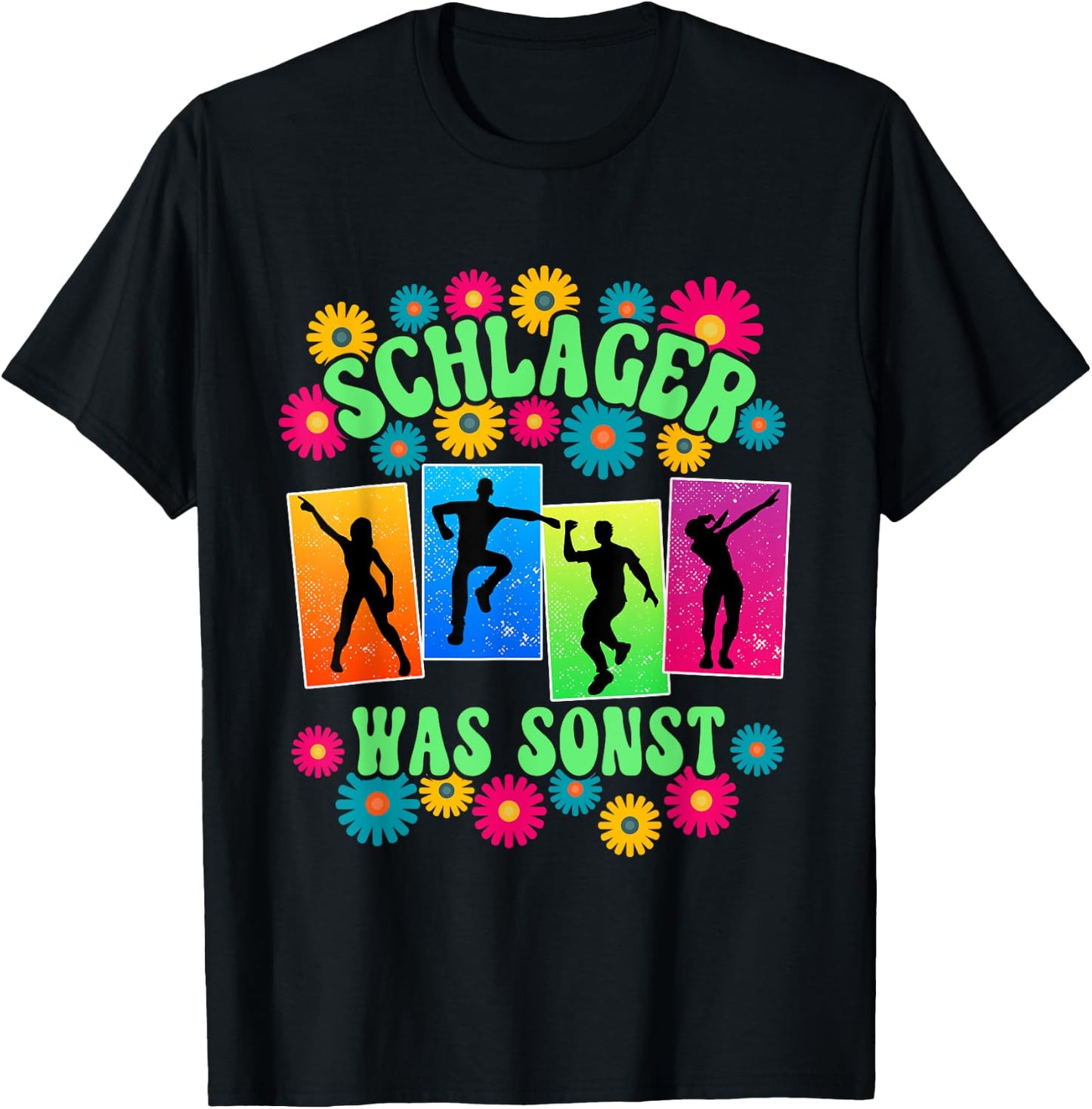 Schlagerparty Schlager T-Shirt - T-Shirt | Black