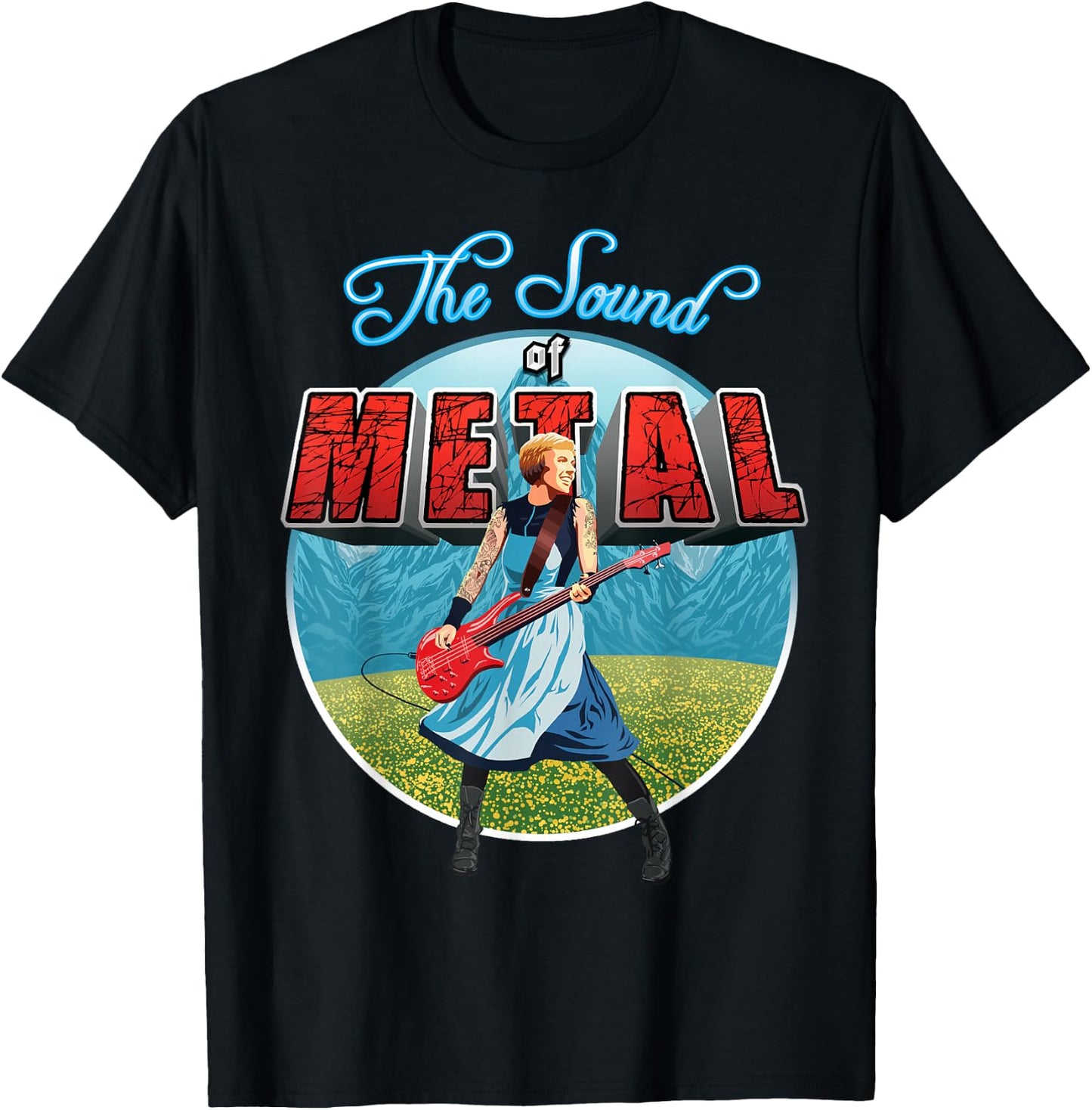 Funny Movie Heavy Metal Parody T-Shirt - T-Shirt | Black