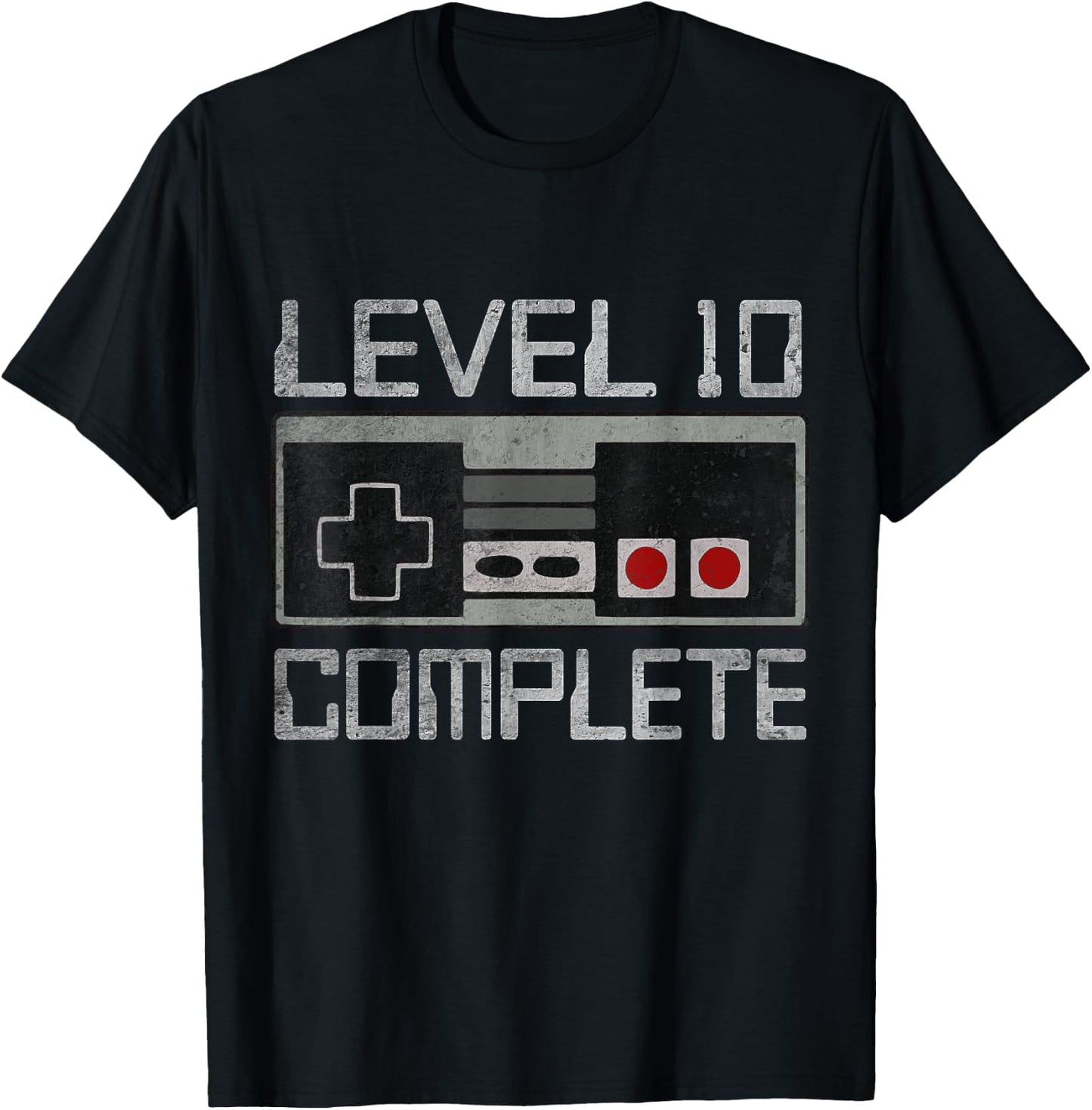 Level 10 Complete 10 Year 10th Wedding Anniversary T-Shirt - T-Shirt | Black