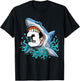 Kids Shark 3rd Birthday Boys Funny Shark 3 yrs Old Birthday T-Shirt - T-Shirt | Black