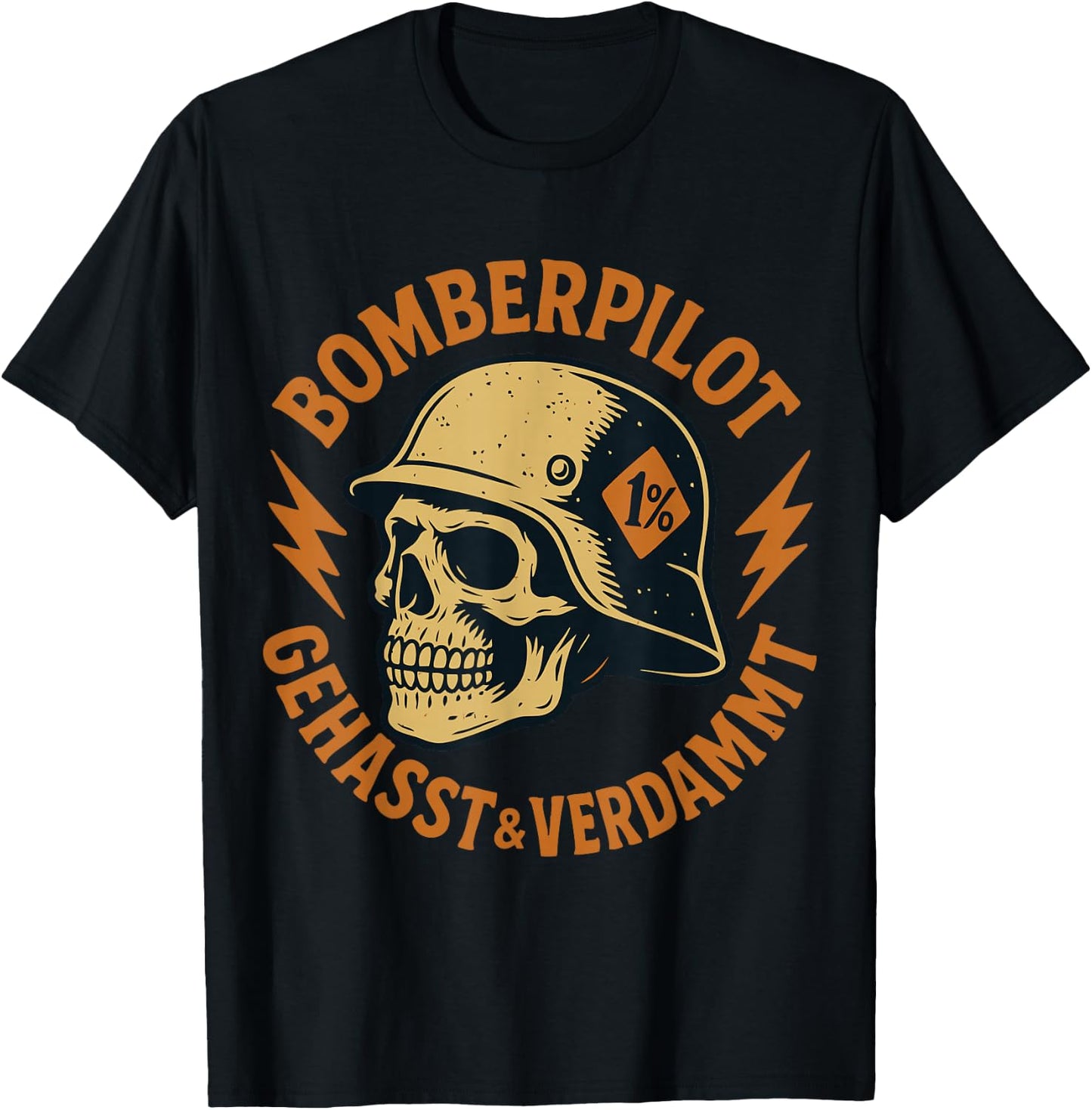Bomberpilot - Gehasst & Verdammt - Tioz Rocker T-Shirt - T-Shirt | Black