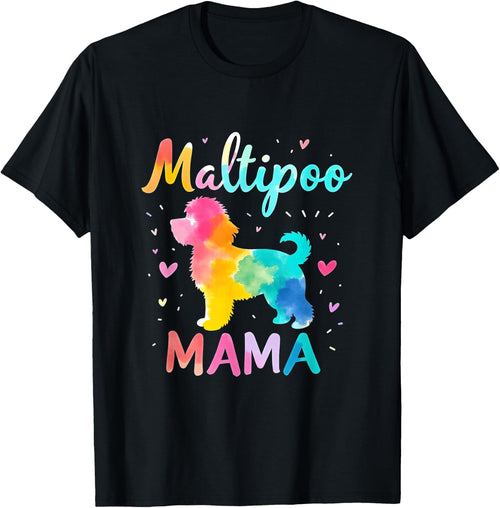 Maltipoo Mama Design Colorful Maltipoo Mom